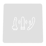 Vibrators Cookie Cutter | Stamp | Stencil Bachelorette & Bachelor Cookie Cutter Lady MINI - 2 Inches (5cm) Stencil ONLY