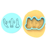 Vibrators Cookie Cutter | Stamp | Stencil Bachelorette & Bachelor Cookie Cutter Lady MINI - 2 Inches (5cm) **BUNDLE** Cutter + Debosser