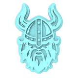 Viking Cookie Cutter | Stamp | Stencil #1 Boys/ Army / Outdoorsman Cookie Cutter Lady MINI - 2 Inches (5cm) Stamp ONLY