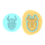 Viking Cookie Cutter | Stamp | Stencil #1 Boys/ Army / Outdoorsman Cookie Cutter Lady