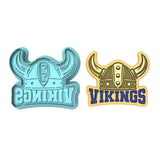 Viking Words Cookie Cutter | Stamp | Stencil #1 Cookie Cutter Lady MINI - 2 Inches (5cm) **BUNDLE** Cutter + Stamp