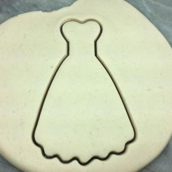 Wedding Dress Outline #1 Cookie Cutter - Wedding / Baby / V Day