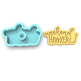 Weekend Hooker Cookie Cutter | Stamp | Stencil #1 Boys/ Army / Outdoorsman Cookie Cutter Lady