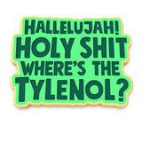 Where's the Tylenol Cookie Cutter | Stamp | Stencil Xmas / Winter / NYE Cookie Cutter Lady