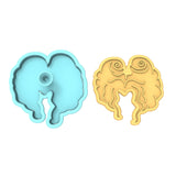 Winnie Sanderson Witch Hair Cookie Cutter | Stamp | Stencil #2