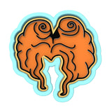 Winnie Sanderson Witch Hair Cookie Cutter | Stamp | Stencil #2