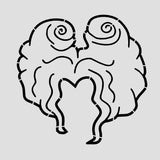 Winnie Sanderson Witch Hair Cookie Cutter | Stamp | Stencil #2