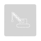 Wrecking Ball Cookie Cutter | Stamp | Stencil #1 transportation Cookie Cutter Lady MINI - 2 Inches (5cm) Stencil ONLY