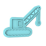 Wrecking Ball Cookie Cutter | Stamp | Stencil #1 transportation Cookie Cutter Lady MINI - 2 Inches (5cm) Stamp ONLY