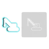 Wrecking Ball Cookie Cutter | Stamp | Stencil #1 transportation Cookie Cutter Lady MINI - 2 Inches (5cm) **BUNDLE** Cutter + Stencil