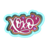 XOXO Cookie Cutter | Stamp | Stencil Wedding / Baby / V Day Cookie Cutter Lady
