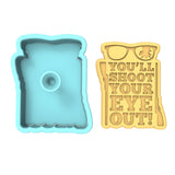 You'll Shoot Your Eye Out Guns Cookie Cutter | Stamp | Stencil #1