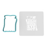 You'll Shoot Your Eye Out Guns Cookie Cutter | Stamp | Stencil #1 Xmas / Winter / NYE Cookie Cutter Lady