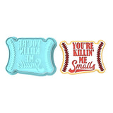 You're Killing Me Smalls Cookie Cutter | Stamp | Stencil #1 4th of july Cookie Cutter Lady MINI - 2 Inches (5cm) **BUNDLE** Cutter + Stamp