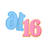 16 Birthday 1 Cookie Cutter | Stamp | Stencil - SHARP EDGES - FAST Shipping - Choose Your Own Size! #1 Cookie Cutter Lady LITTLE - 3 Inches (7.62cm) Stamp ONLY 
