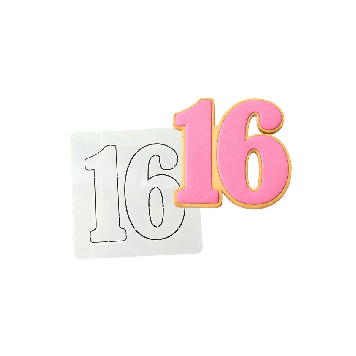 16 Birthday 1 Cookie Cutter | Stamp | Stencil - SHARP EDGES - FAST Shipping - Choose Your Own Size! #1 Cookie Cutter Lady LITTLE - 3 Inches (7.62cm) Stencil ONLY 