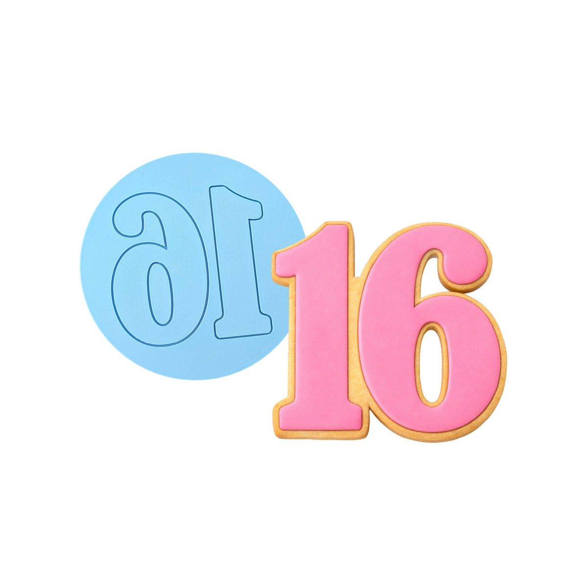 16 Birthday 1 Cookie Cutter | Stamp | Stencil - SHARP EDGES - FAST Shipping - Choose Your Own Size! #1 Cookie Cutter Lady LITTLE - 3 Inches (7.62cm) Debosser ONLY 