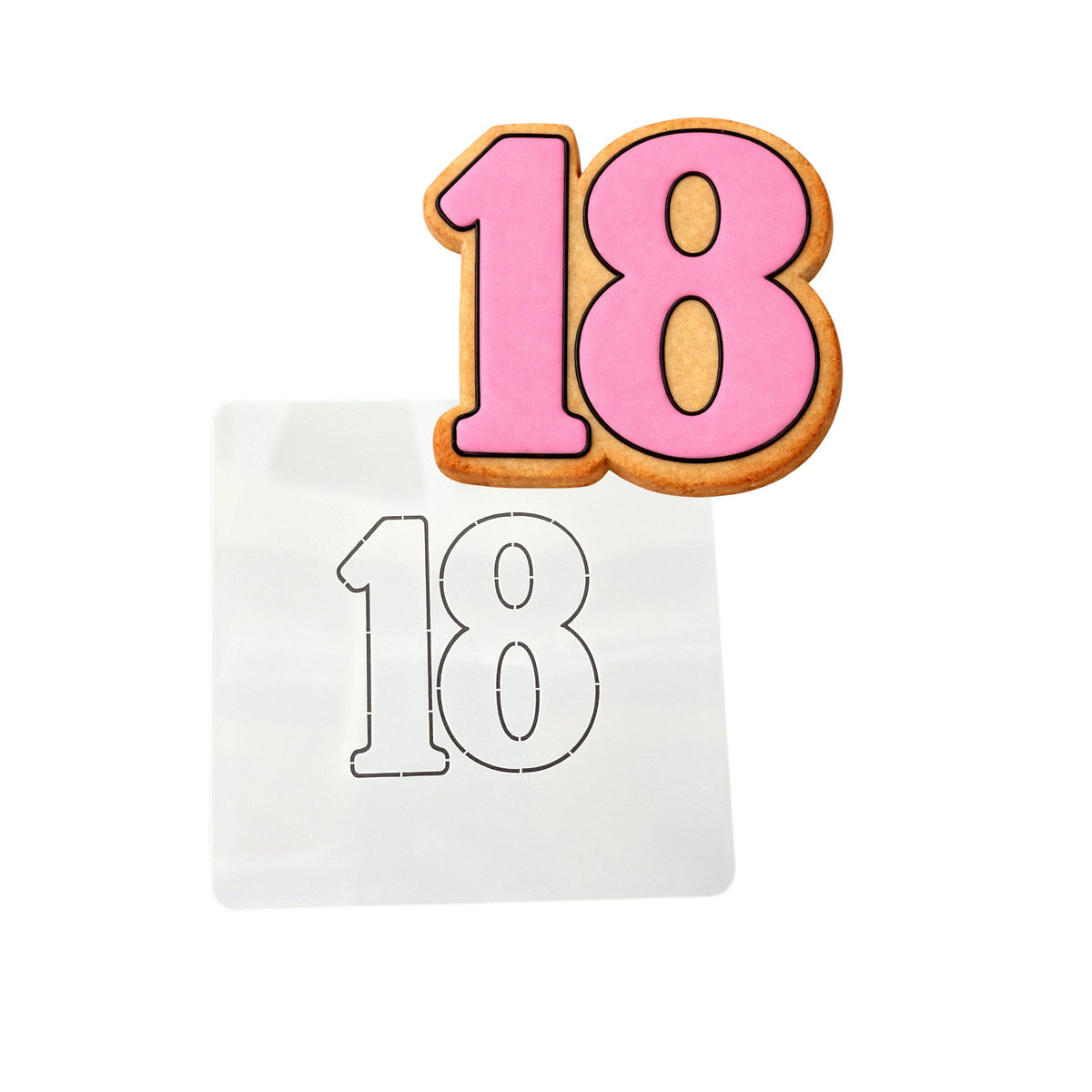 18 Birthday 1 Cookie Cutter | Stamp | Stencil - SHARP EDGES - FAST Shipping - Choose Your Own Size! #1 Cookie Cutter Lady LITTLE - 3 Inches (7.62cm) Stencil ONLY 