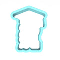 2024 Graduation Cookie Cutter | Stamp | Stencil #2B Wedding / Baby / V Day Cookie Cutter Lady MINI - 2 Inches (5cm) Cookie Cutter ONLY (Outline) 