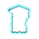 2024 Graduation Cookie Cutter | Stamp | Stencil #2B Wedding / Baby / V Day Cookie Cutter Lady MINI - 2 Inches (5cm) Cookie Cutter ONLY (Outline) 