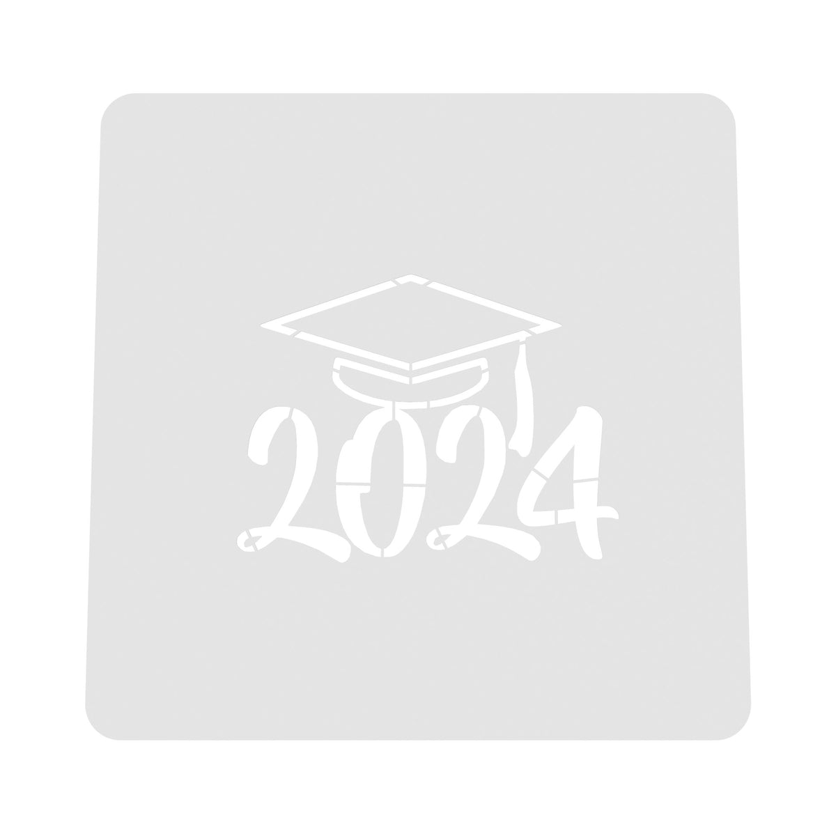 2024 Graduation Cookie Cutter | Stamp | Stencil #3C Wedding / Baby / V Day Cookie Cutter Lady MINI - 2 Inches (5cm) Stencil ONLY 