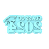 2024 Graduation Cookie Cutter | Stamp | Stencil #4D Wedding / Baby / V Day Cookie Cutter Lady MINI - 2 Inches (5cm) Stamp ONLY 