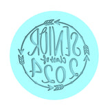 2024 Graduation Cookie Cutter | Stamp | Stencil #5E Wedding / Baby / V Day Cookie Cutter Lady MINI - 2 Inches (5cm) Debosser ONLY 