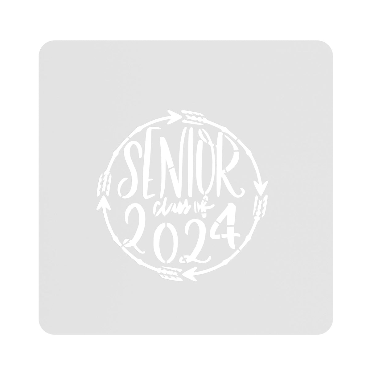2024 Graduation Cookie Cutter | Stamp | Stencil #5E Wedding / Baby / V Day Cookie Cutter Lady MINI - 2 Inches (5cm) Stencil ONLY 