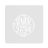 2024 Graduation Cookie Cutter | Stamp | Stencil #5E Wedding / Baby / V Day Cookie Cutter Lady MINI - 2 Inches (5cm) Stencil ONLY 