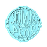 2024 Graduation Cookie Cutter | Stamp | Stencil #5E Wedding / Baby / V Day Cookie Cutter Lady MINI - 2 Inches (5cm) Stamp ONLY 