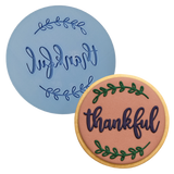 Thankful Cookie Cutter  Outline & Stamp #1
