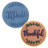 Thankful Cookie Cutter  Outline & Stamp #1