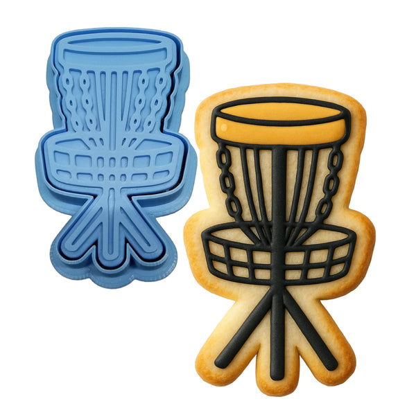 Disc Golf Chains 1 Cookie Cutter | Stamp | Stencil - SHARP EDGES - FAST Shipping - Choose Your Own Size! #1