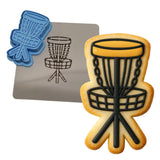 Disc Golf Chains 1 Cookie Cutter | Stamp | Stencil - SHARP EDGES - FAST Shipping - Choose Your Own Size! #1