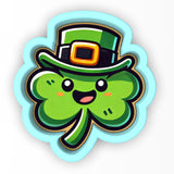 3 Leaf Clover St Patty Hat 1 Cookie Cutter | Stamp | Stencil - SHARP EDGES - FAST Shipping - Choose Your Own Size! #1