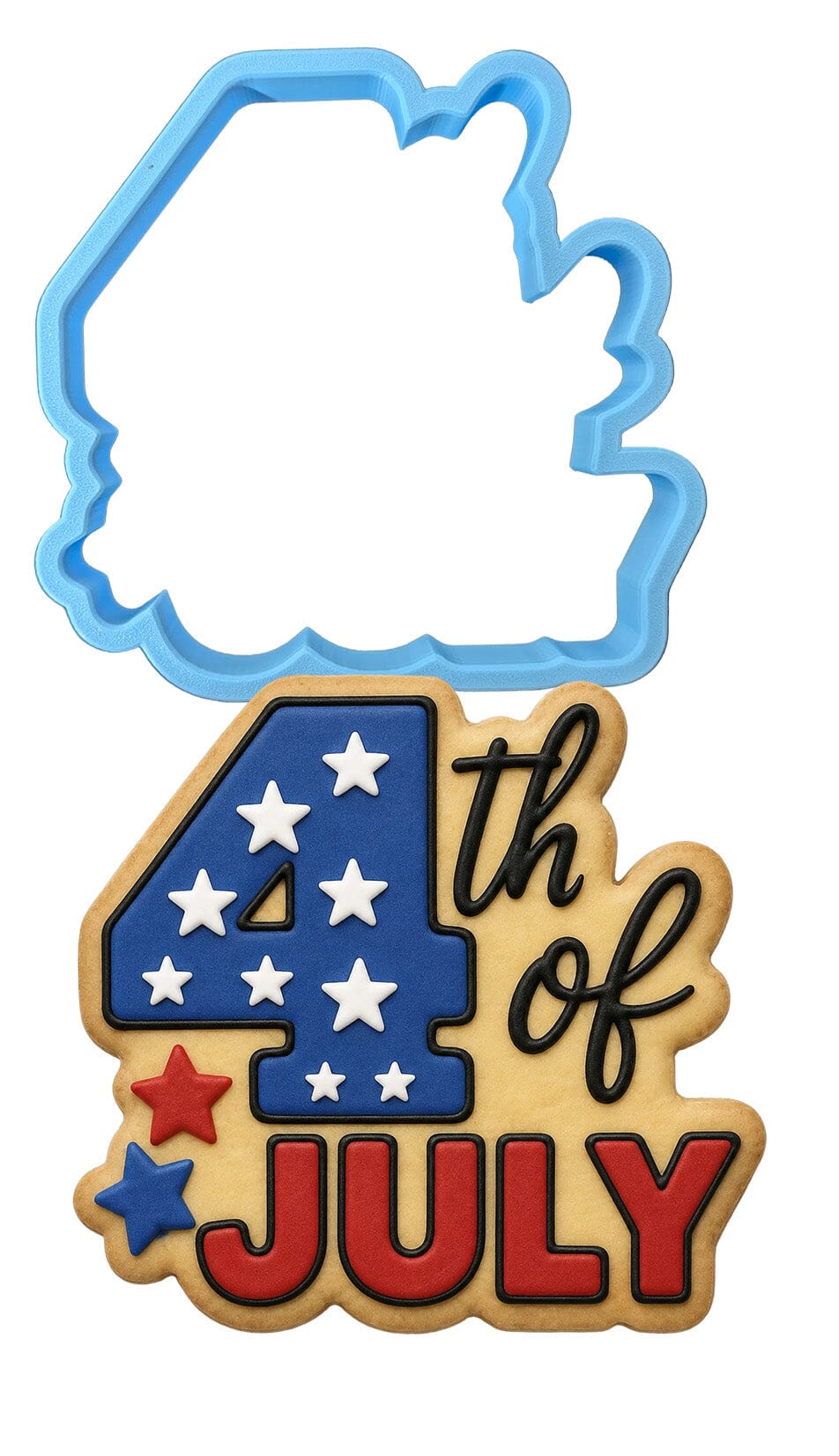 4th of July Cookie Cutter | Stamp | Stencil - SHARP EDGES - FAST Shipping - Choose Your Own Size! #4d Cookie Cutter Lady LITTLE - 3 Inches (7.62cm) Cookie Cutter ONLY (Outline) 