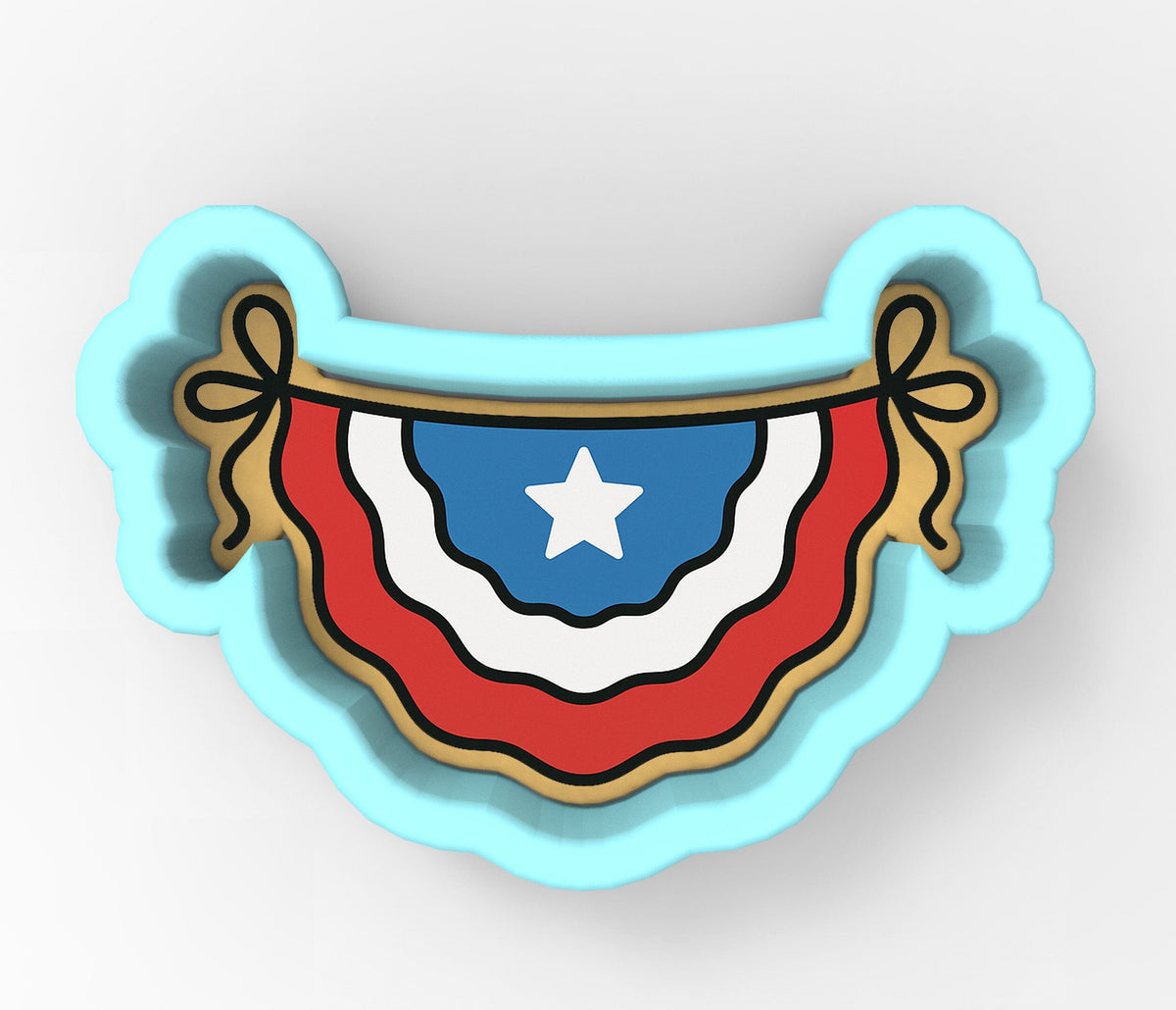 a cookie shaped like the state of texas