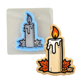 Fall Candle Cookie Cutter | Stamp | Stencil - SHARP EDGES - FAST Shipping - Choose Your Own Size! #1
