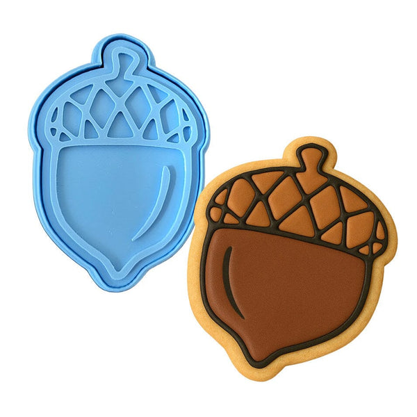 Acorn Cookie Cutter | Stamp | Stencil #1 Animals & Dinosaurs Cookie Cutter Lady 