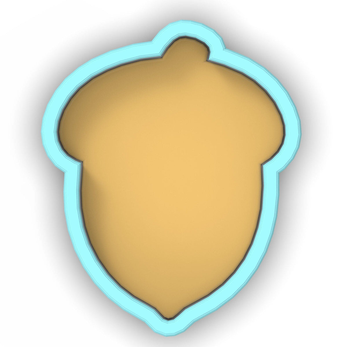 a picture of a cookie with a blue outline