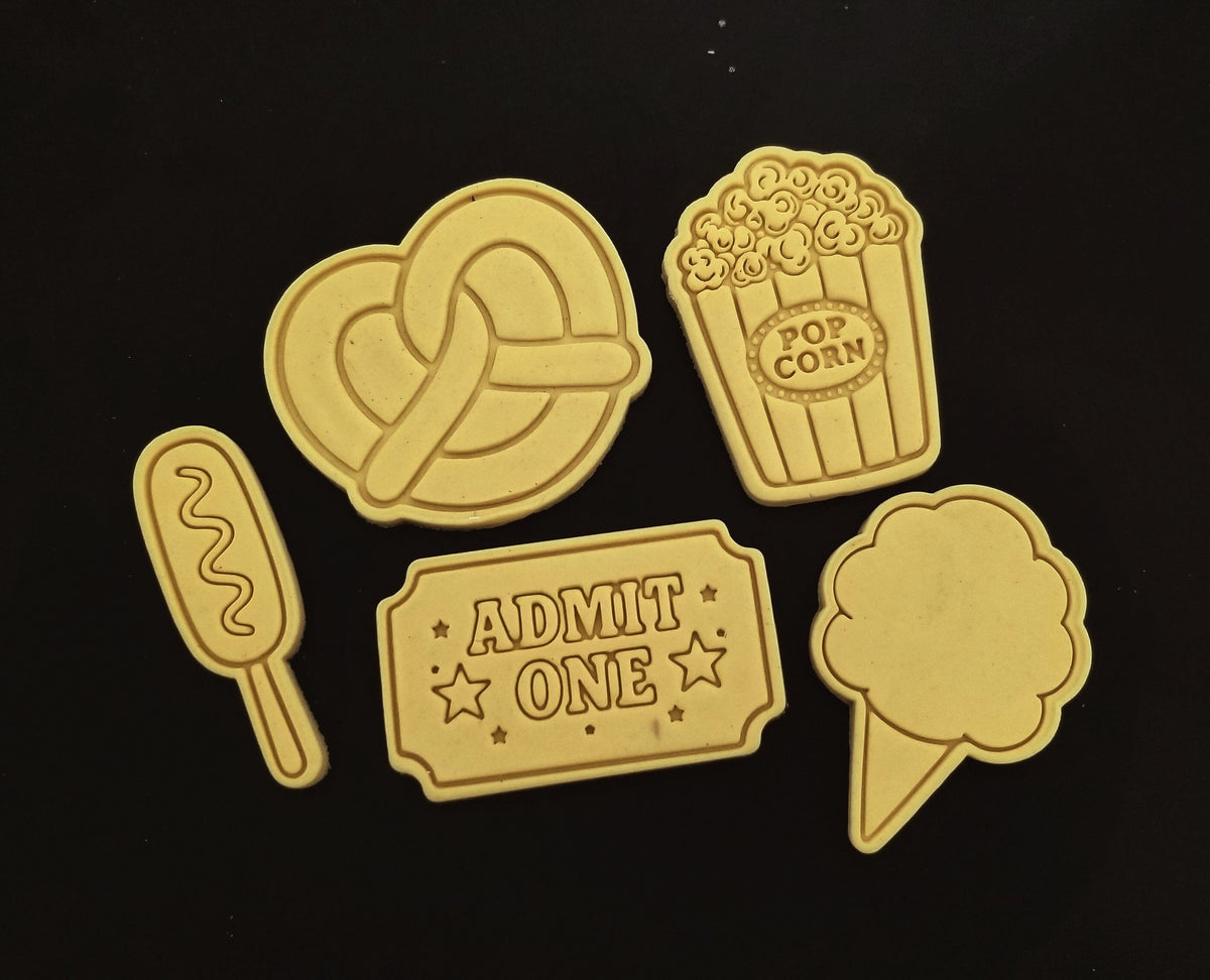 Admit One Ticket Cookie Cutter | Stamp | Stencil - SHARP EDGES - FAST Shipping - Choose Your Own Size! #1 Cookie Cutter Lady 