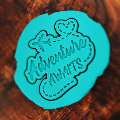 Adventure Awaits Cookie Cutter | Stamp | Stencil #1 Animals & Dinosaurs Cookie Cutter Lady 
