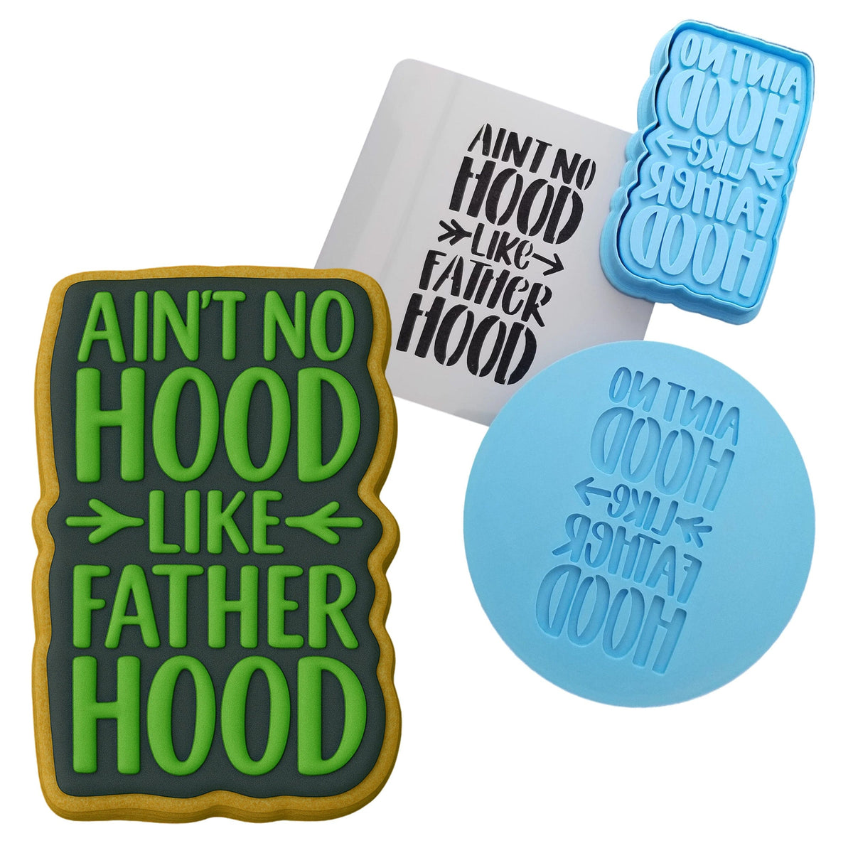 a cookie cutter, cookie mold, and cookie stencils