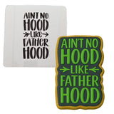 a cookie with a sticker on it next to a cookie with a sticker