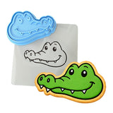 Alligator Head Cookie Cutter | Stamp | Stencil #1 Easter / Spring / Flower Cookie Cutter Lady 