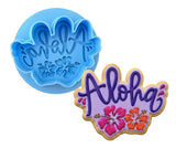 Aloha Cookie Cutter | Stamp | Stencil #1 Animals & Dinosaurs Cookie Cutter Lady MINI - 2 Inches (5cm) **BUNDLE** Cutter + Debosser 