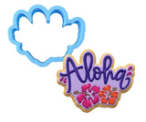 Aloha Cookie Cutter | Stamp | Stencil #1 Animals & Dinosaurs Cookie Cutter Lady MINI - 2 Inches (5cm) Cookie Cutter ONLY (Outline) 