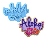 Aloha Cookie Cutter | Stamp | Stencil #1 Animals & Dinosaurs Cookie Cutter Lady MINI - 2 Inches (5cm) Stamp ONLY 