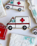 Ambulance Cookie Cutter | Stamp | Stencil #1 Comic Book / Vehicles Cookie Cutter Lady 