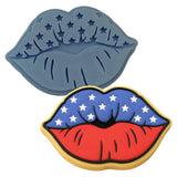 America Lips Cookie Cutter | Stamp | Stencil #1 Cookie Cutters Cookie Cutter Lady MINI - 2 Inches (5cm) Stamp ONLY 